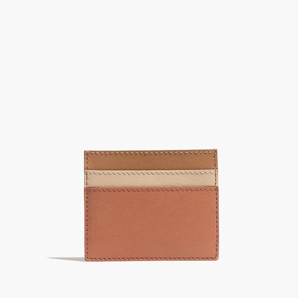 Madewell Color Block Card Case